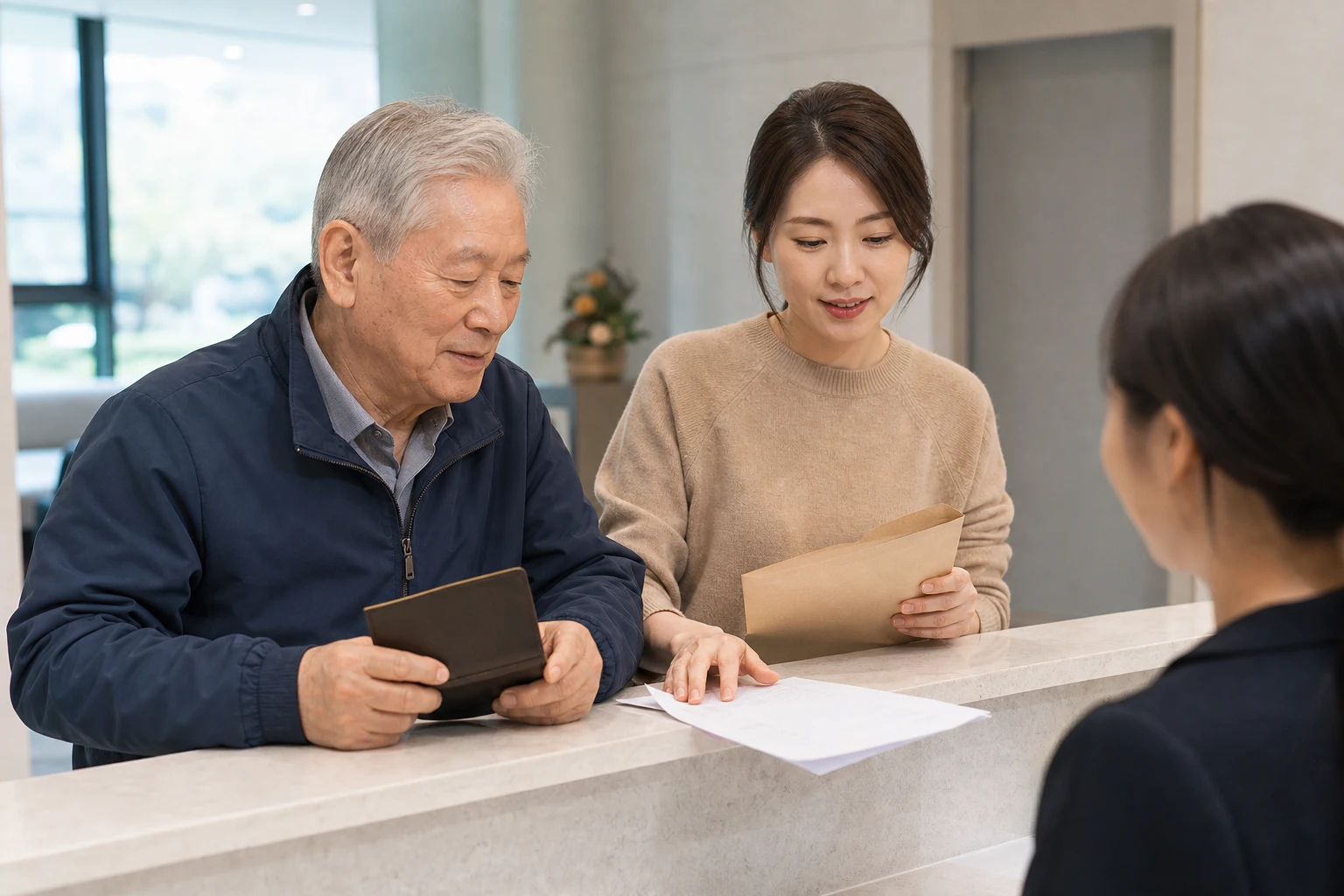 노인 임플란트 본인부담금 확인 과정