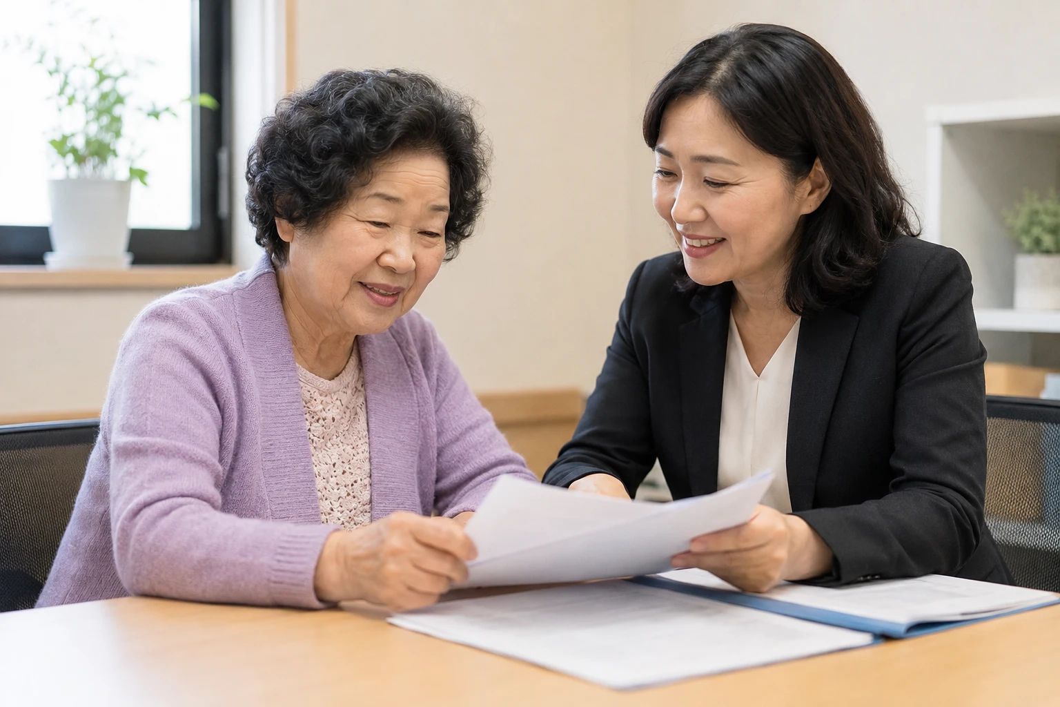 임플란트 의료비 지원 상담 준비 장면